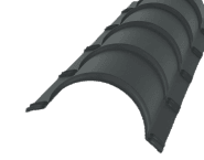 Конек полукруглый