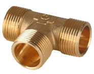 Тройник латунный