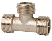 Тройник резьбовой никелевый