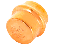 Заглушка пресс латунная