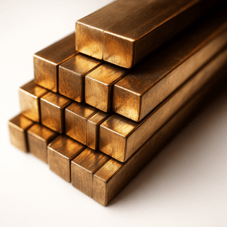 Квадрат бронзовый